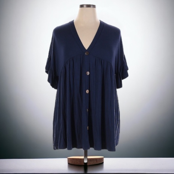 Beeson River Button Blouse | SIZE 1XL - Picture 1 of 6